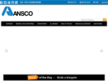Tablet Screenshot of ansco.com.au